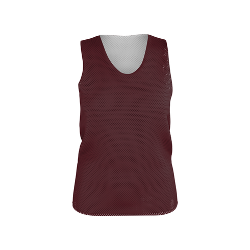 Badger Sport Womens Reversible Mesh Tank, Sizes 2XL-4XL (A00134-027208), Color 'Cardinal/White'